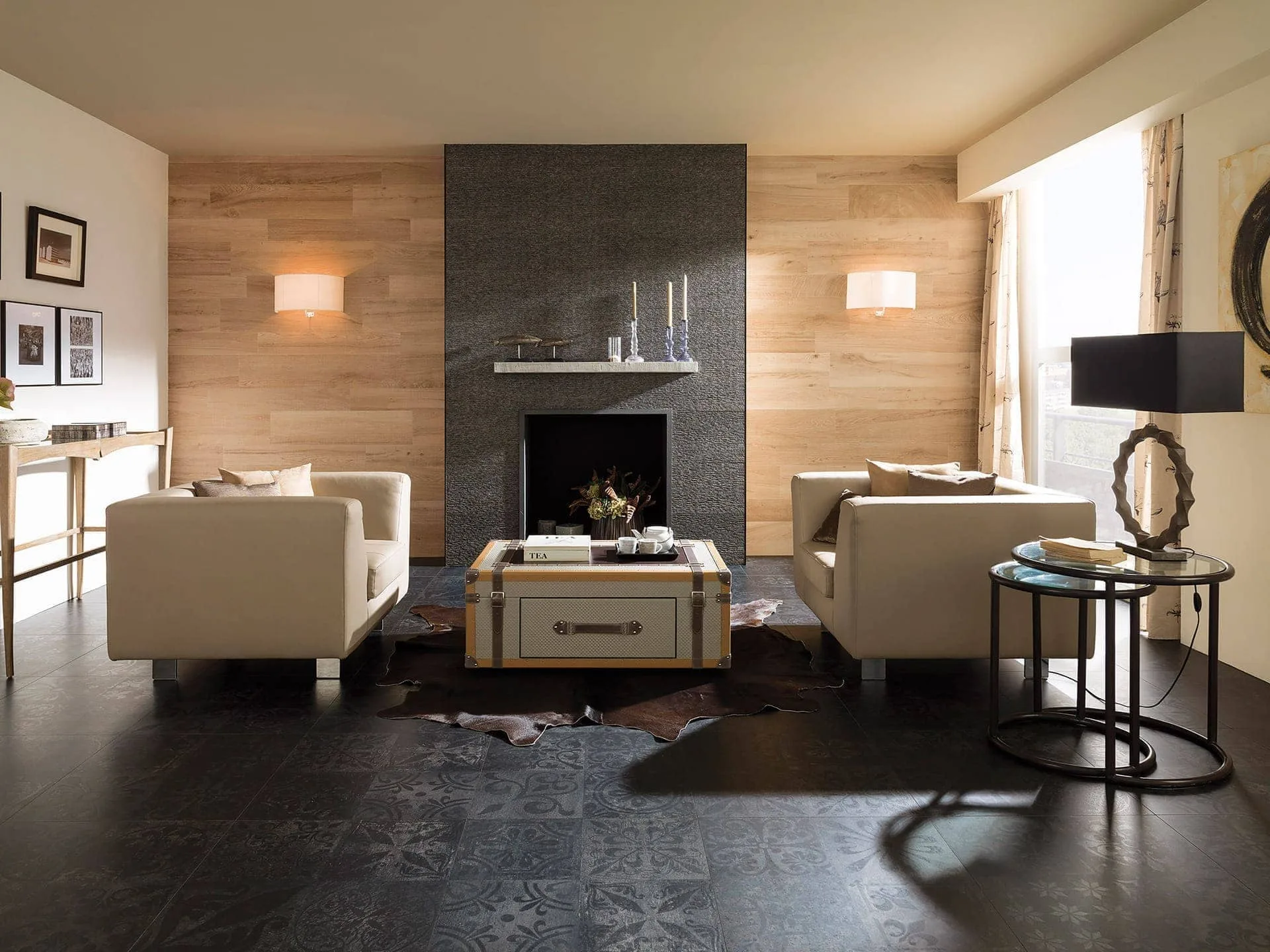 Sèrie Ascot | Efecte Fusta · 29,4×120 i 19,3×120 | Porcelanosa