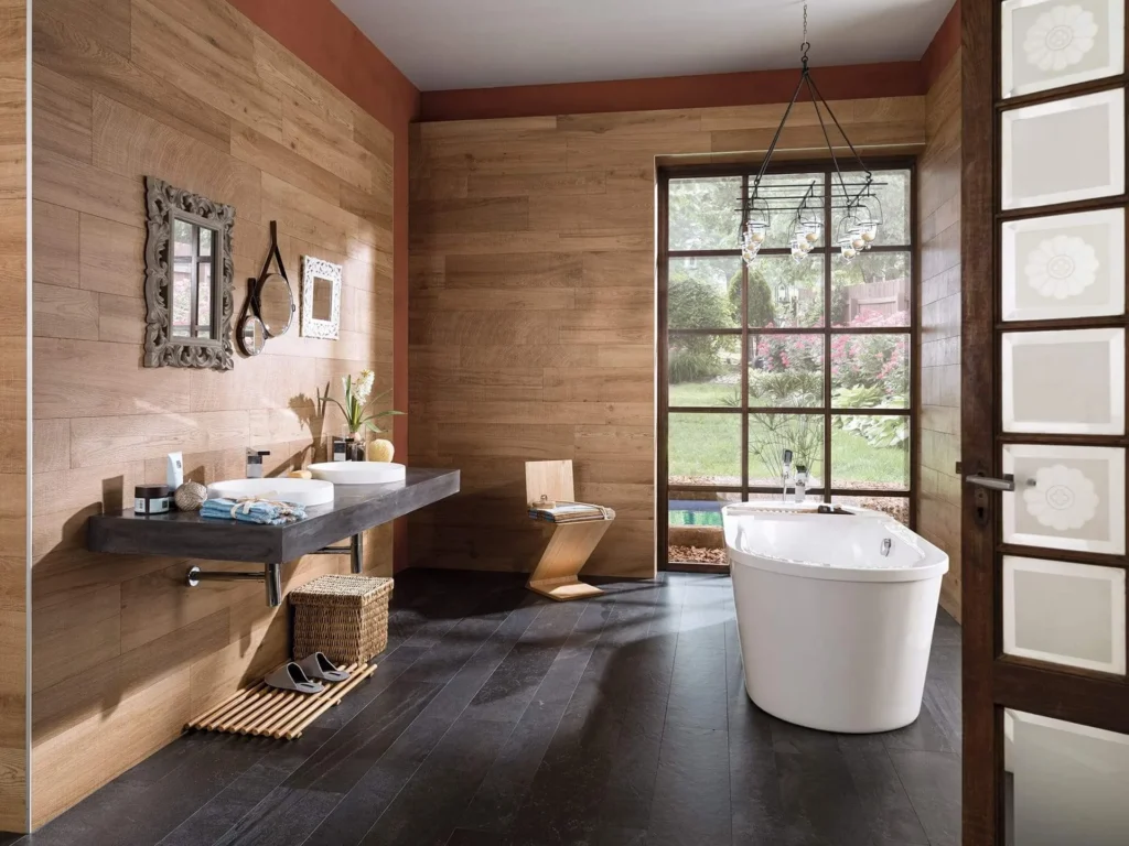 Ambient · Sèrie Ascot | Efecte Fusta · 29,4×120 i 19,3×120 | Porcelanosa · 3