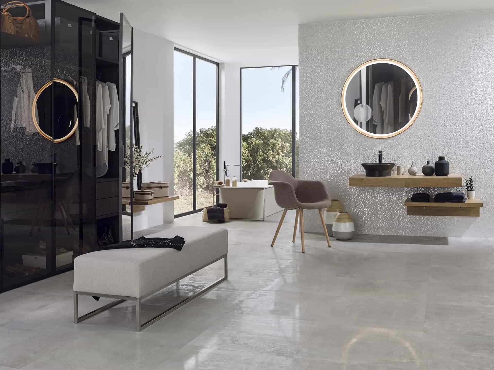 Sèrie Cubica | Efecte Monocolor · 33,3×100 cm | Porcelanosa