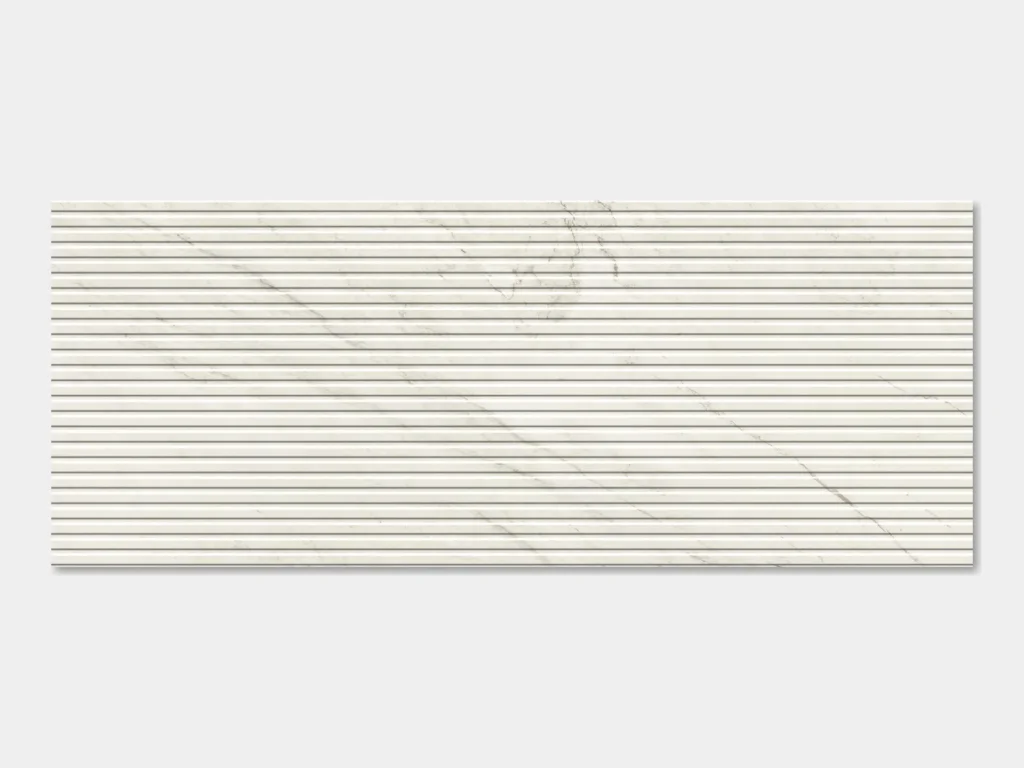 Textura · Line Glem White 59,6×150 · Porcelanosa