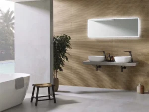 Sèrie Listón Madera | Efecte Fusta · 45×120 | Porcelanosa
