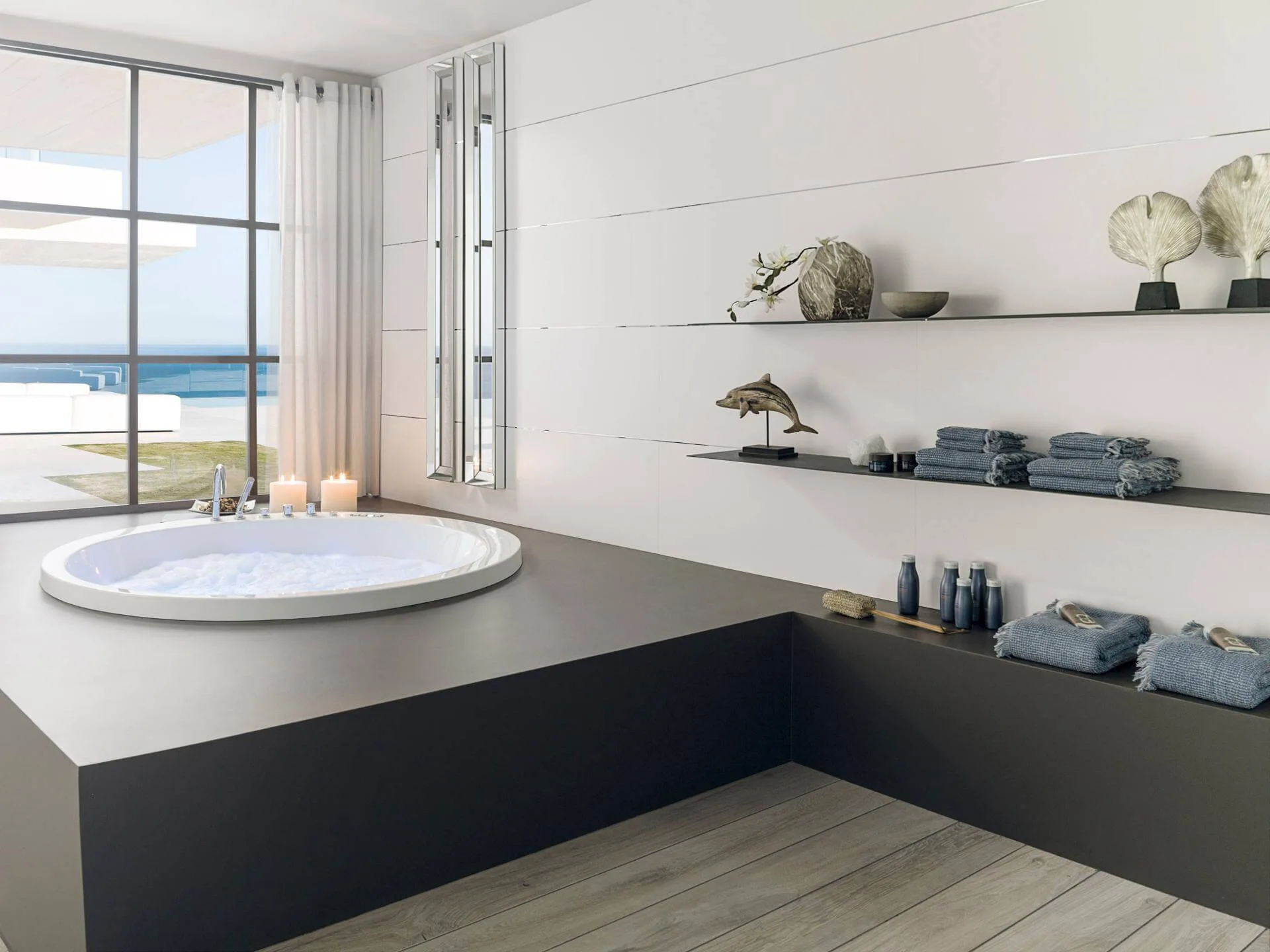 Sèrie Marmi China | Efecte Monocolor · 33,3×100 cm i 45×120 cm | Porcelanosa