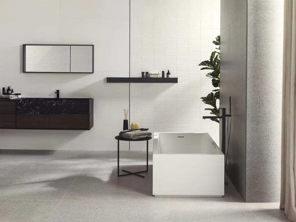 Ambient · Sèrie Matt | Efecte Monocolor · 59,6×59,6 cm, 45×120 cm i 59,6×150 cm | Porcelanosa · 1