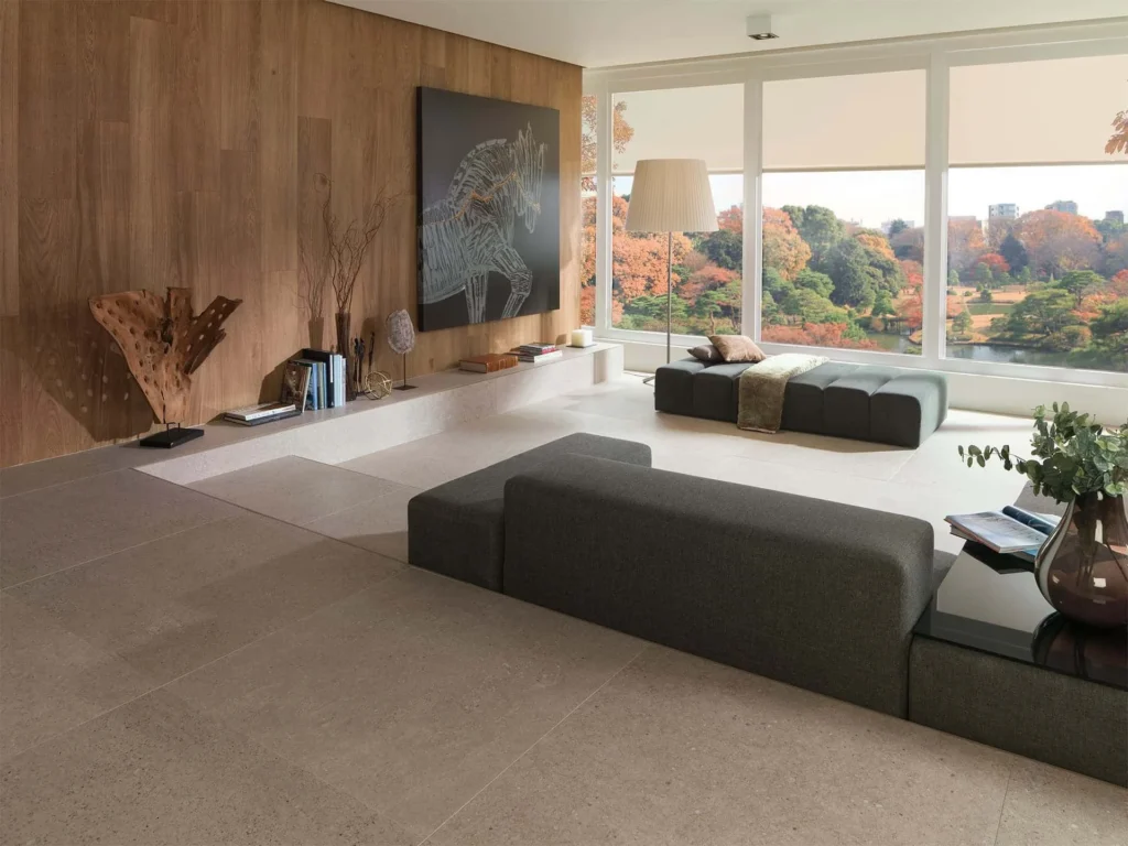 Ambient · Sèrie Nobu | Efecte Fusta · 29,4×180 i 19,3×180 | Porcelanosa · 1