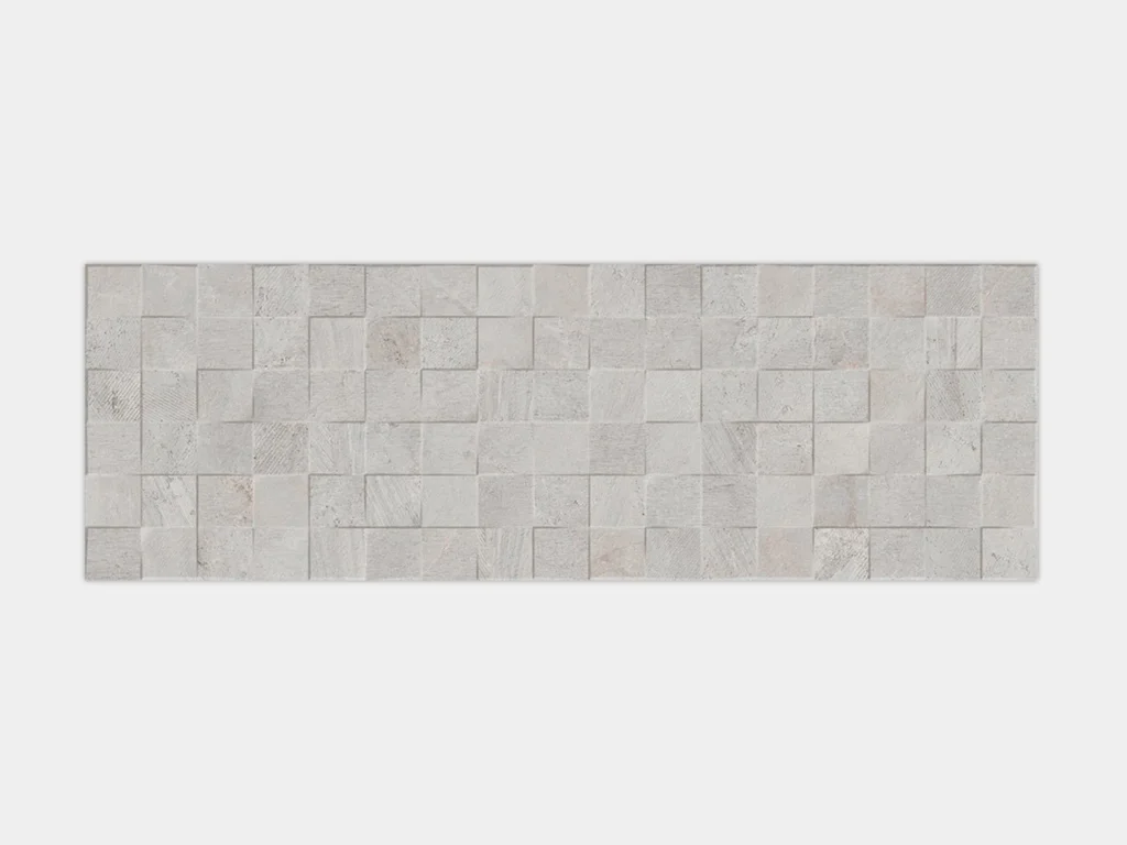 Textura · Mosaico Rodano Acero 33,3×100 · Porcelanosa