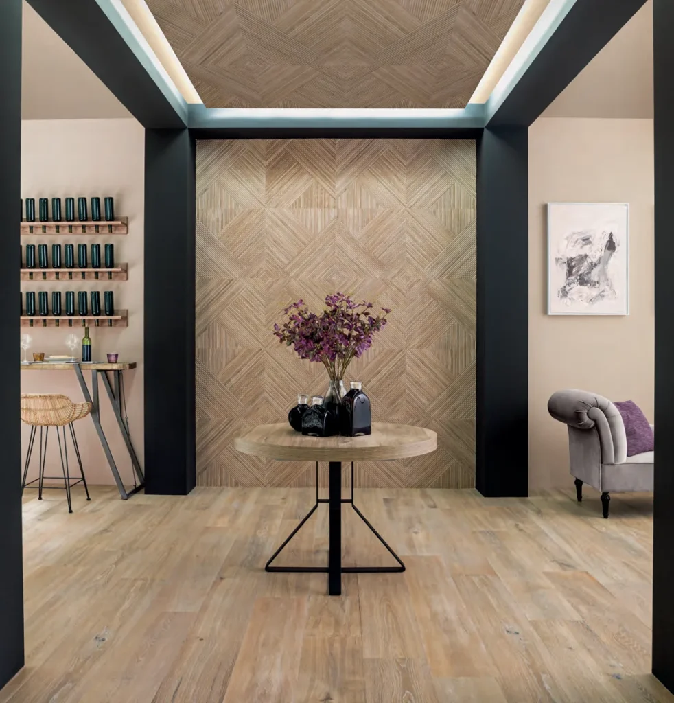 Ambient · Sèrie Tanzania | Efecte Fusta · 23×150, 22×90, 45×120 i 59,6×120 | Porcelanosa · 5