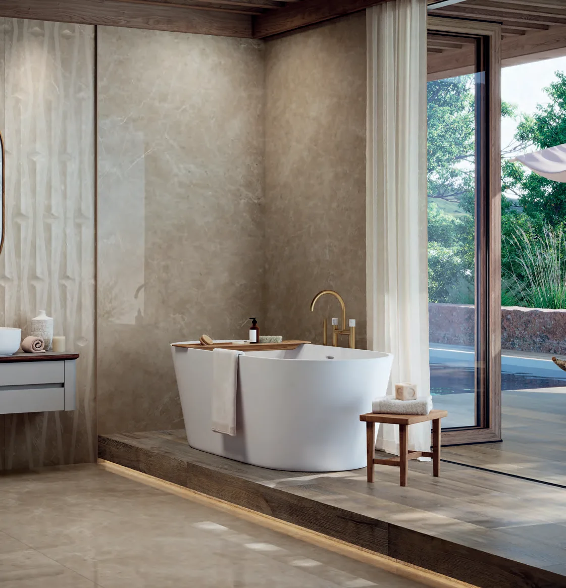 Ambient · Sèrie Xlight Beige Velluto · Porcelanosa · 1