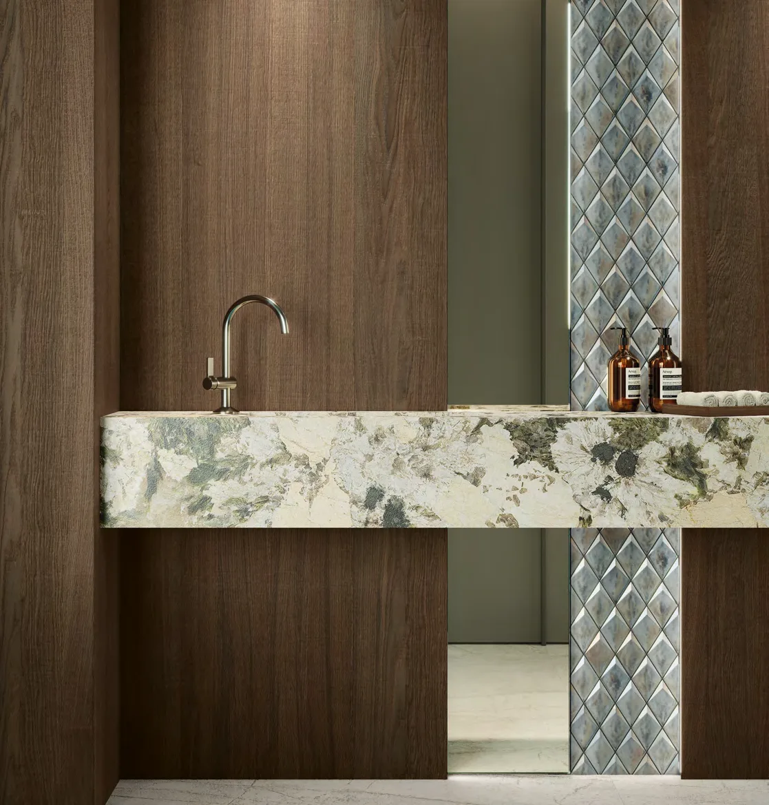 Sèrie Xlight Cadore Wenge | Efecte Fusta · 120×270 | Porcelanosa