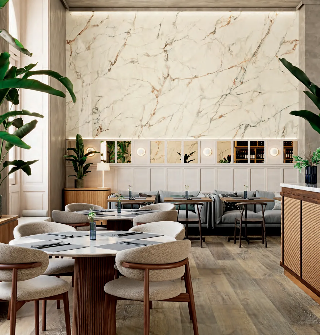 Ambient · Sèrie Xlight Calacatta Gold · Porcelanosa · 1