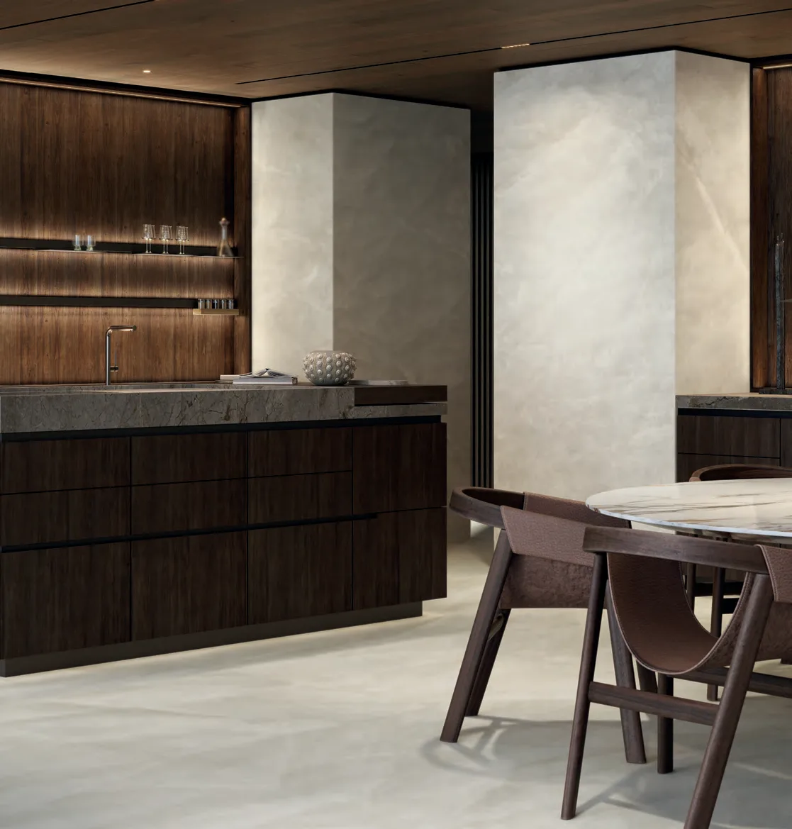 Ambient · Sèrie Xlight Limestone Bone · Porcelanosa · 1