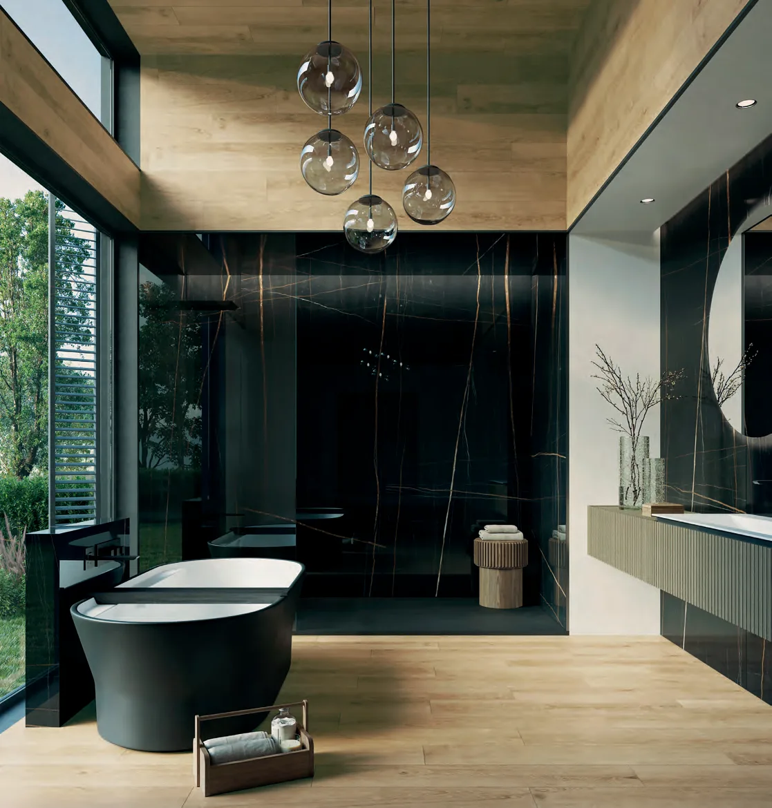 Ambient · Sèrie Xlight Nylo Noir · Porcelanosa · 1