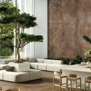 Sèrie Xlight Oxide Brown | Efecte Metall · 120×270 i 120×120 | Porcelanosa