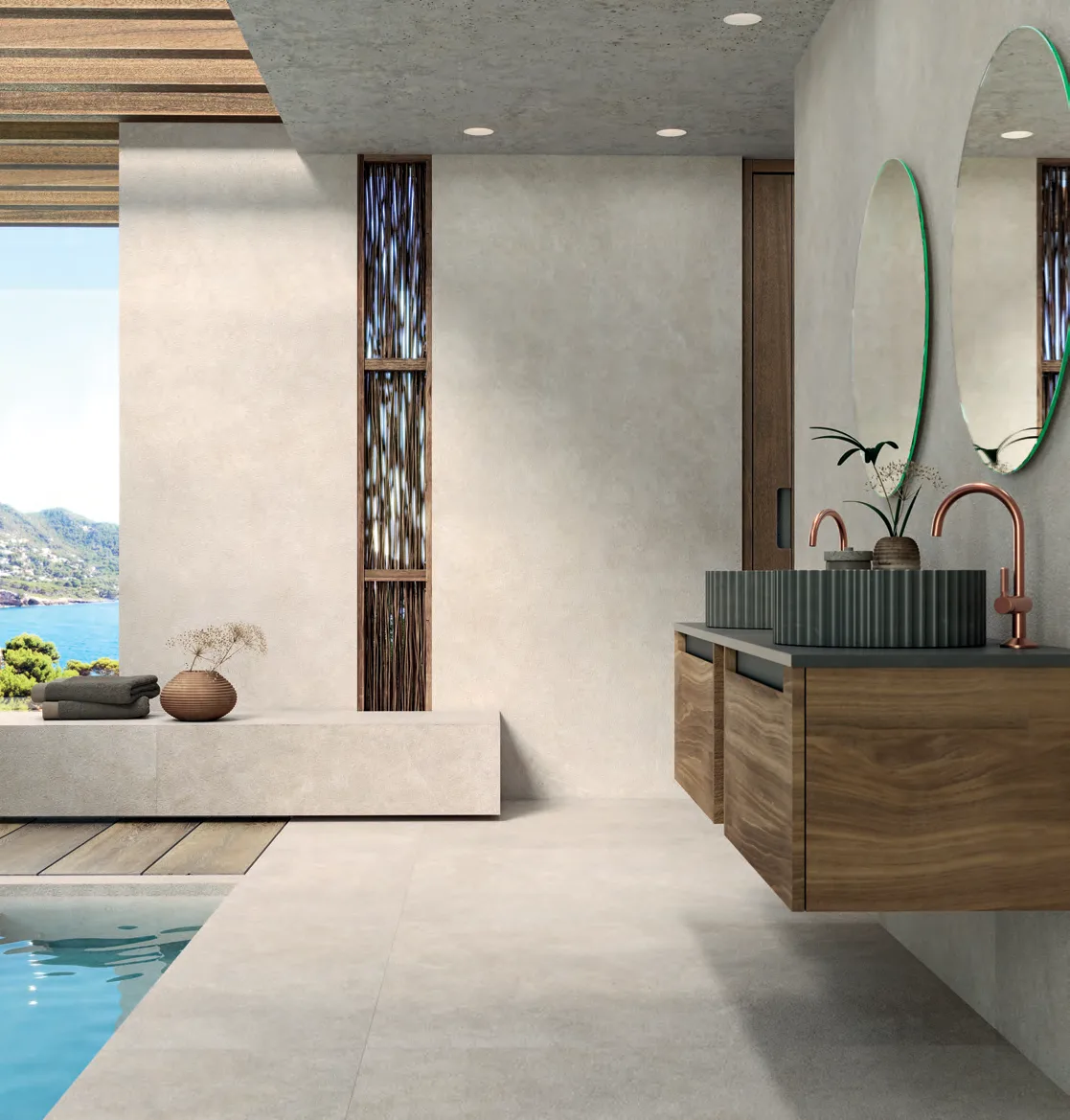 Ambient · Sèrie Xlight Savannah Caliza · Porcelanosa · 1