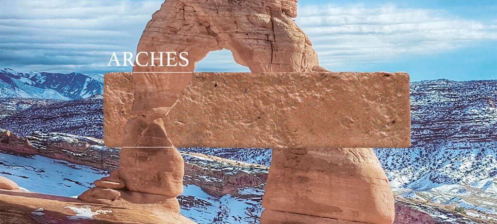 Sèrie Arches | Gres extruït Mat · 6.2x25 cm | Natucer — ambient 1