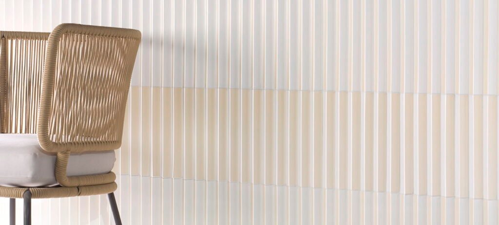 Sèrie Dynamic Angle Lux&Two | Porcellànic Brillant · 12.5x30 cm | Natucer — ambient 2