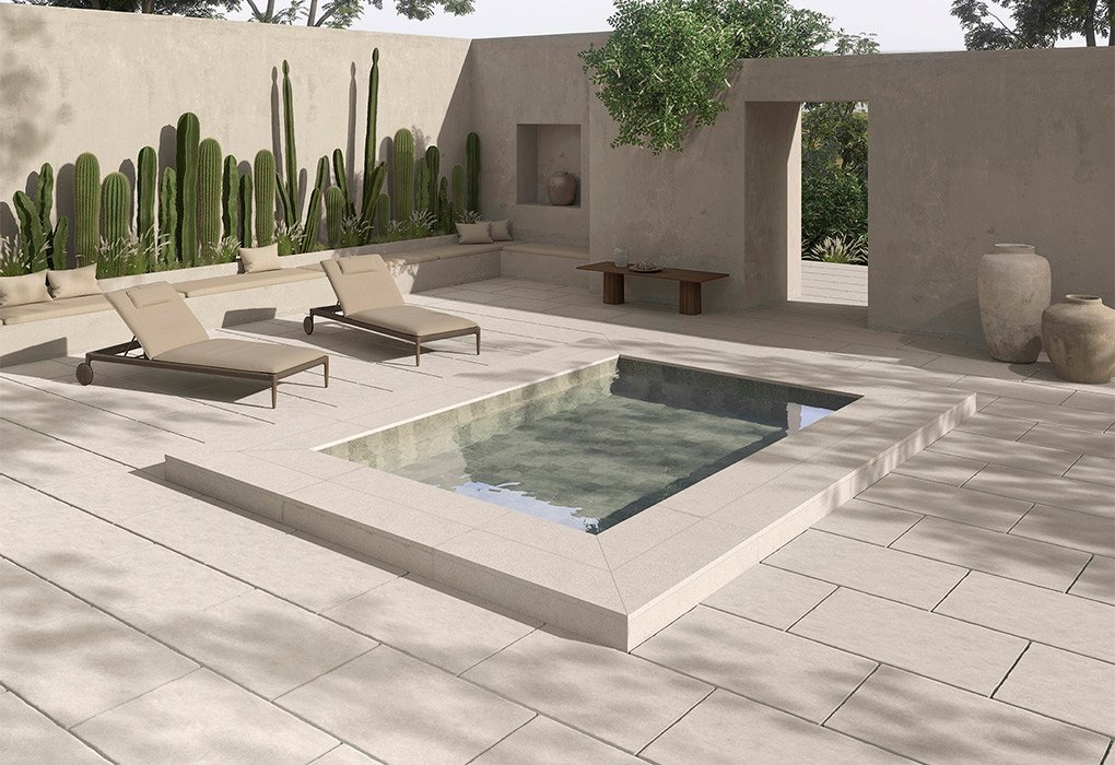 Sèrie Sarsen Stone | Porcellànic Mat · 5x25 / 15x15 / 30x30(5x5) cm | Natucer