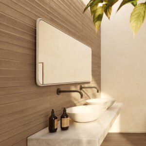 Sèrie Taos Wall | Pasta Blanca Relleu / 3D · 33,3x100 cm | Peronda