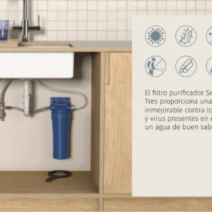 Aixeta amb aigua filtrada Seven+ — TRES