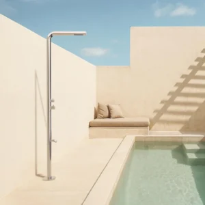 Dutxes d’exterior inox 316 — TRES