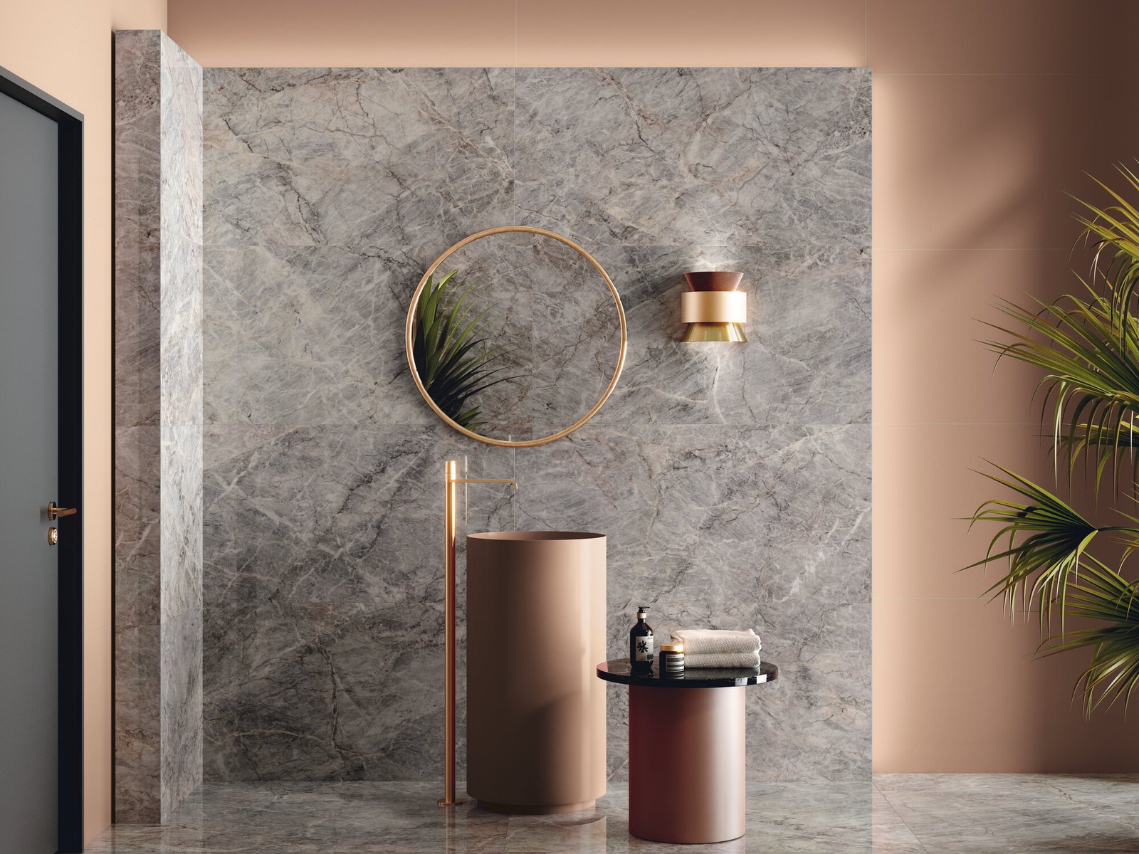 Sèrie Fior Di Pesco | Marbre Blanc, Rosa i Blau Pàl·lid