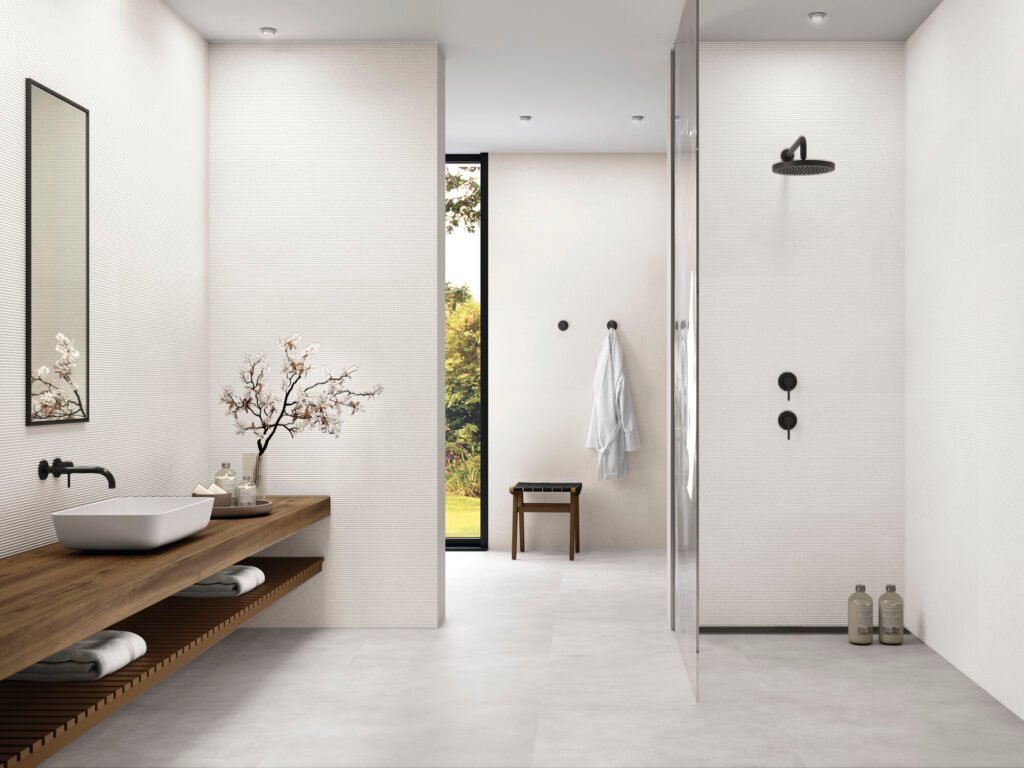 Sèrie Caprice | Tèxtil i Llum Natural en Ceràmica | APE Group — ambient 1