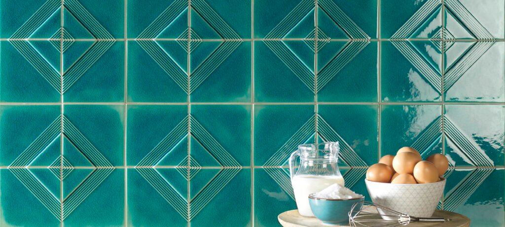 Sèrie Valentino D' Autore | Gres extruït Brillant · 13x13 cm | Natucer — ambient 3