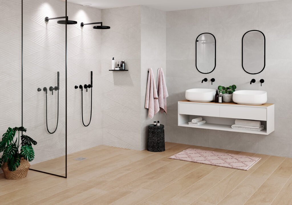 Sèrie Whistler Porcelain | Porcellànic Mat · 24x151 cm | Peronda — ambient 1