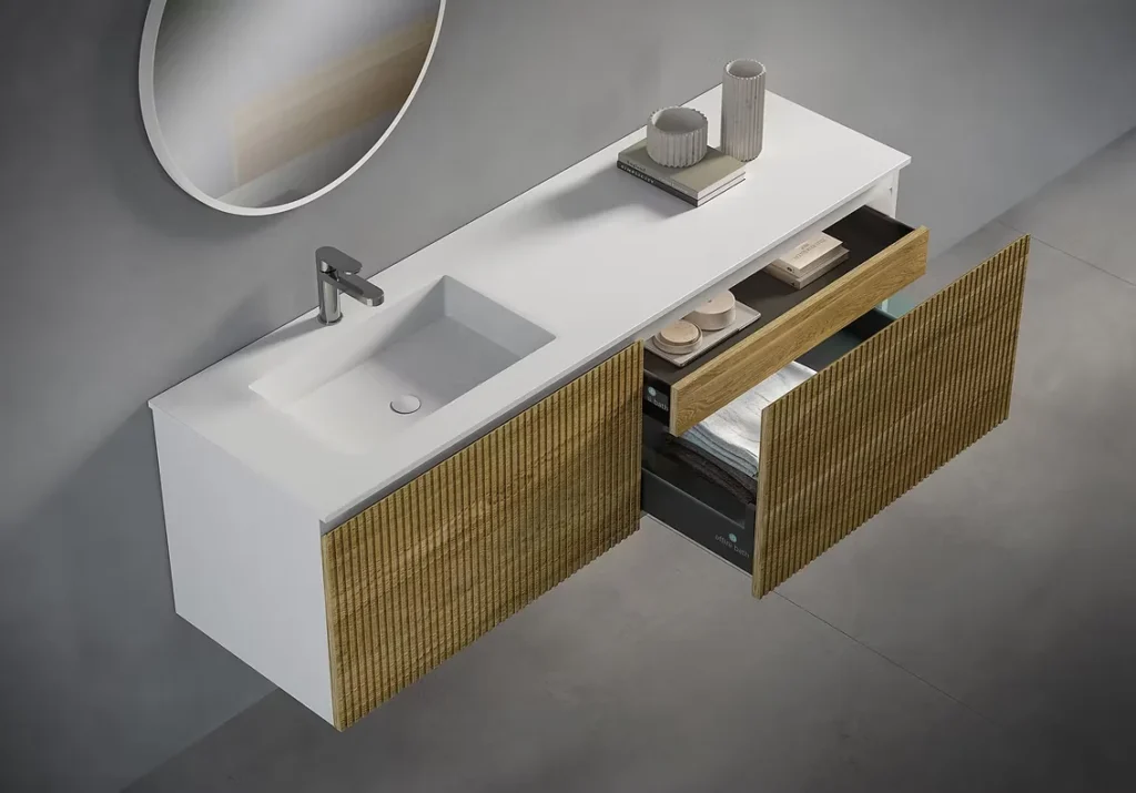 Moble de bany Scala d'Affini Bath en un ambient contemporani