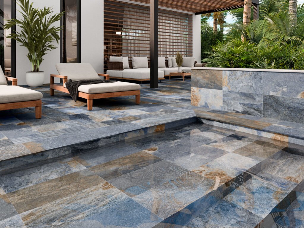 Sèrie Aspen | Porcellànic Mat · 30x60 cm / 20x20 cm / 60x120 cm … | Mykonos — ambient 8