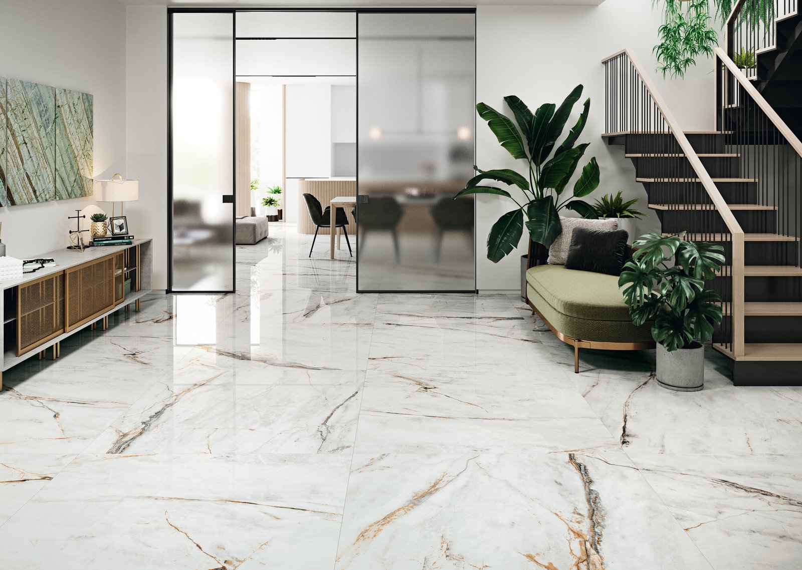 Sèrie San Remo | Ònix Blanc Modern de Gran Veta