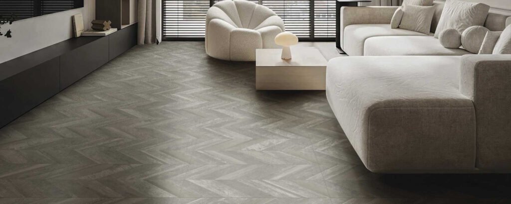 Chevron | Parquet ceràmic punta Hongria — ambient 2