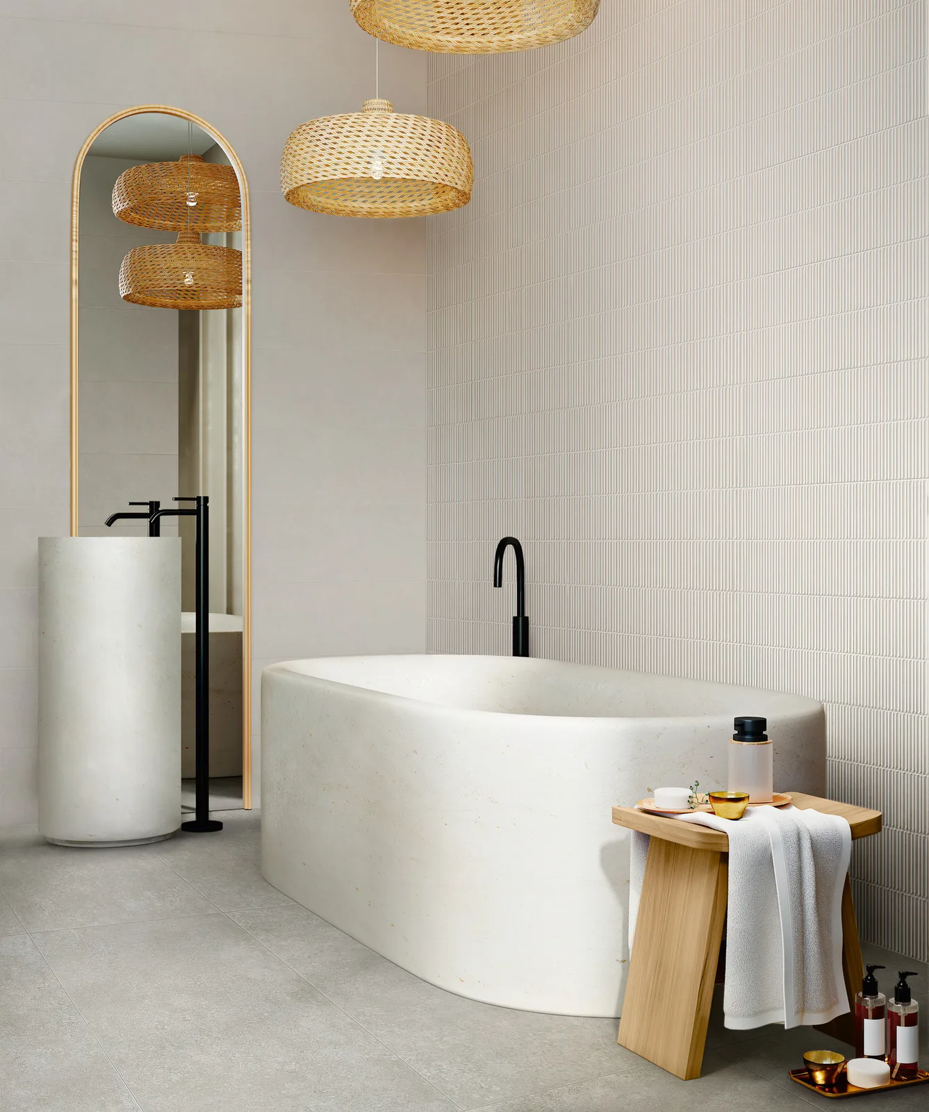 Interiorisme amb revestiment Marazzi Room
