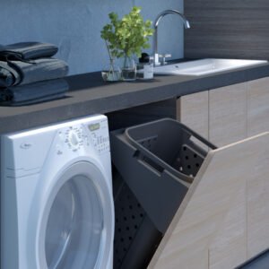 Zona de rentat i armari de neteja - Cucine Oggi